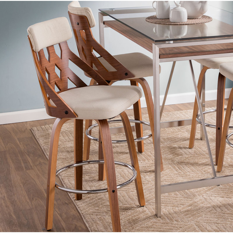 Langley Street Tullyrusk Swivel 26'' Counter Stool & Reviews Wayfair